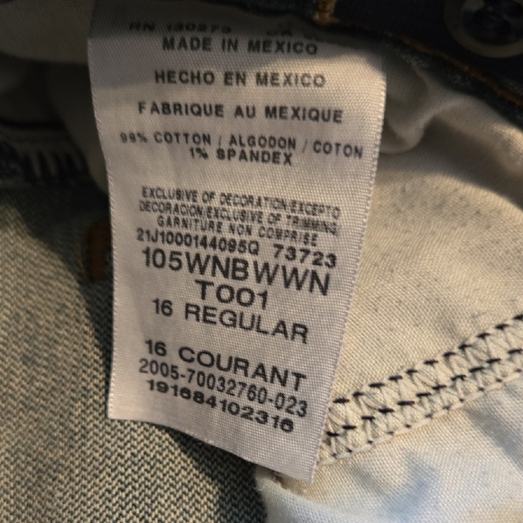 Wrangler Kids Blue Denim Jeans - Picture 2 of 3